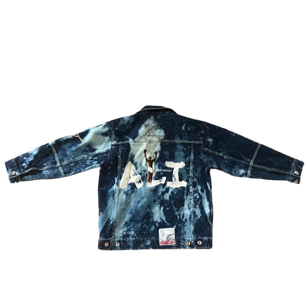 Platinum Fubu Muhammad Ali Acid Wash Denim Jacket